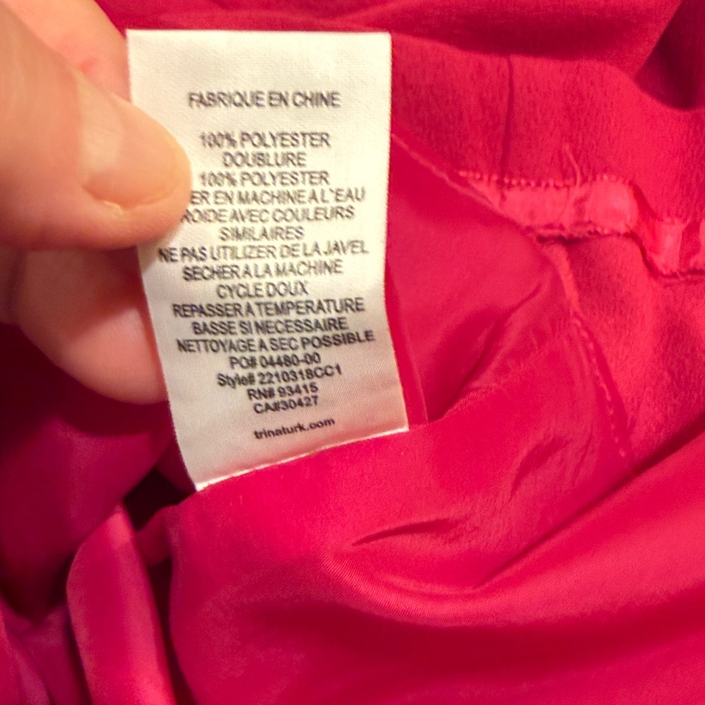 Trina Turk Andromeda 2 Shift Dress 8 Bold Mod  Planetary Pink 60’s Style - Picture 8 of 9